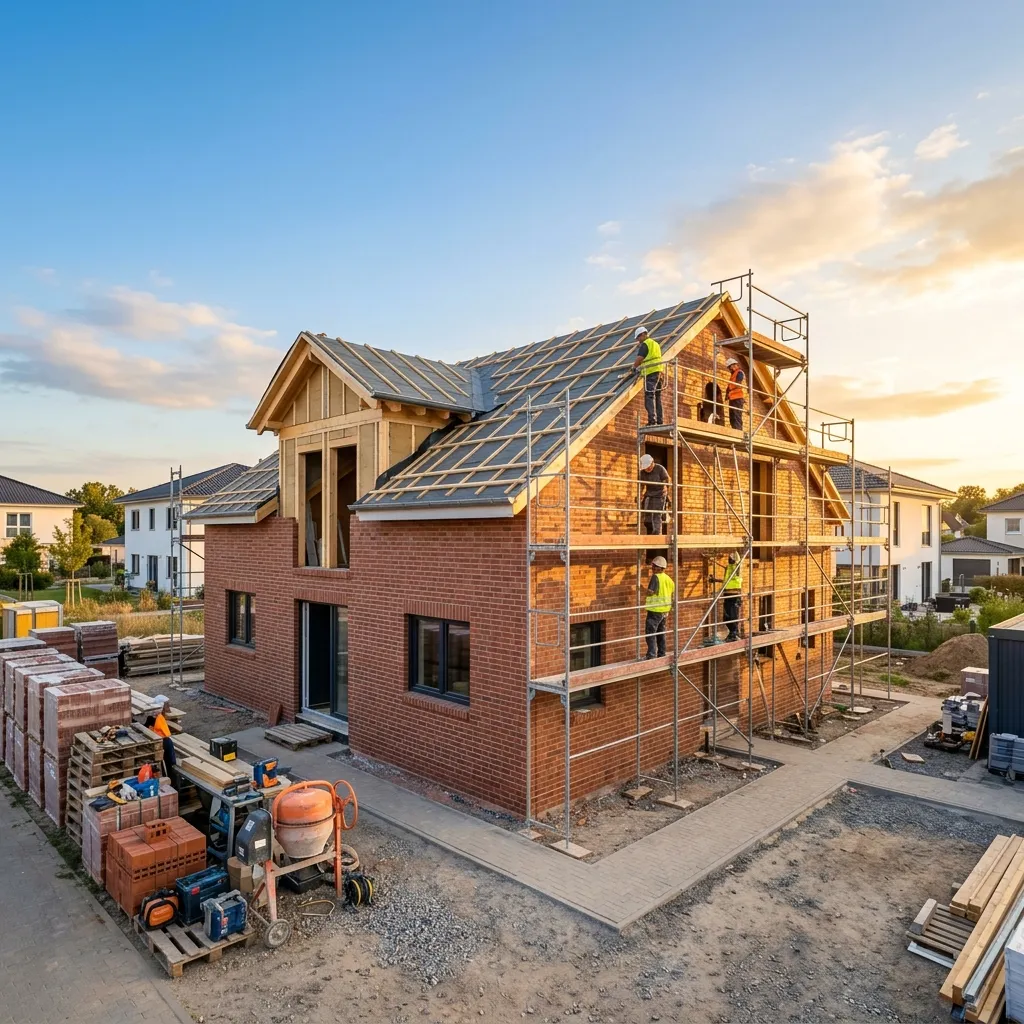 Bauunternehmen König — Baustelle in Leipzig